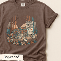 Load image into Gallery viewer, Snow Leopard Art Shirt