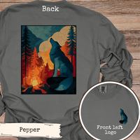 Load image into Gallery viewer, Wolf Campfire Shirt