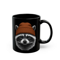 Load image into Gallery viewer, Raccoon Beanie Coffee Cup (11oz/15oz)