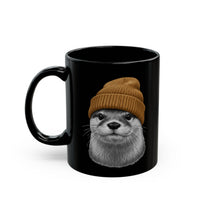 Load image into Gallery viewer, Otter with Yellow Beanie Coffee Cup (11oz/15oz)