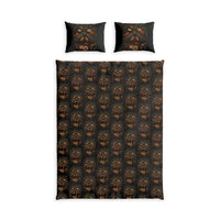 Load image into Gallery viewer, Vintage Floral Pattern Cotton Bed Set | Dark Botanical Duvet