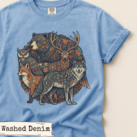 Load image into Gallery viewer, Woodland Animal Mandala Art