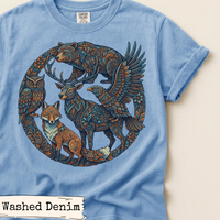 Load image into Gallery viewer, Woodland Animal Circle Art