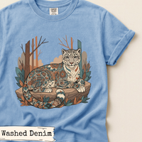 Load image into Gallery viewer, Snow Leopard Art Shirt