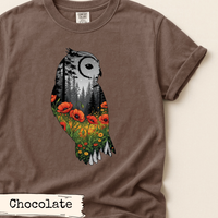 Load image into Gallery viewer, Owl Forest Silhouette