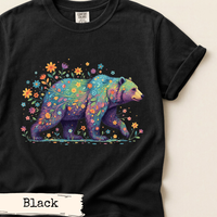 Load image into Gallery viewer, Floral Bear Art Design