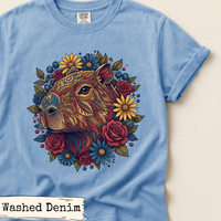 Load image into Gallery viewer, Capybara Flower Shirt