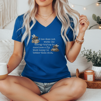Load image into Gallery viewer, Funny Bee Shirt –  Vneck Tee