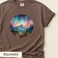 Load image into Gallery viewer, Watercolor Mountain Forest