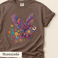 Load image into Gallery viewer, Floral Owl Nature Shirt