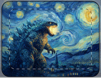 Load image into Gallery viewer, Godzilla Starry Night Laptop Sleeve | Van Gogh Style Monster Art