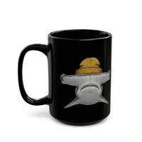 Load image into Gallery viewer, Hammerhead Shark with Yellow Beanie Coffee Cup (11oz/15oz)