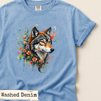 Load image into Gallery viewer, Watercolor Wolf Design
