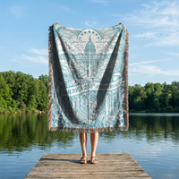 Load image into Gallery viewer, America 250th Anniversary Gift – Woven Cotton Capitol Blanket