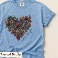 Load image into Gallery viewer, Wildflower Butterfly Heart Shirt