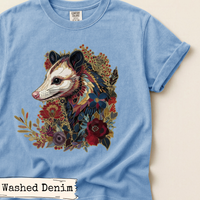 Load image into Gallery viewer, Opossum Floral Art Design