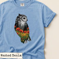 Load image into Gallery viewer, Owl Forest Silhouette