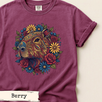 Load image into Gallery viewer, Capybara Flower Shirt