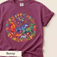 Load image into Gallery viewer, Spanish Folk Art Wildlife Shirt
