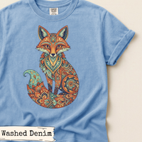 Load image into Gallery viewer, Floral Fox Art