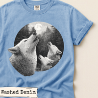 Load image into Gallery viewer, Howling Wolf Shirt front