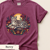 Load image into Gallery viewer, Snow Leopard Shirt – Wilderness Nature Design with Rustic Mountain Wildlife