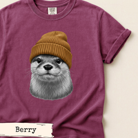 Load image into Gallery viewer, Otter Beanie Shirt