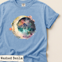 Load image into Gallery viewer, Watercolor Crescent Moon