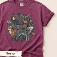 Load image into Gallery viewer, Woodland Animal Mandala Art