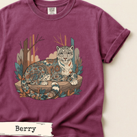 Load image into Gallery viewer, Snow Leopard Art Shirt