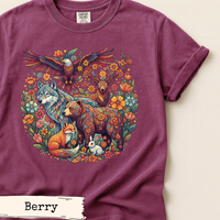 Load image into Gallery viewer, Floral Wildlife Art Shirt