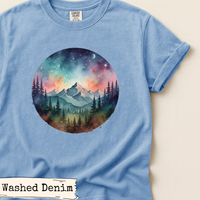 Load image into Gallery viewer, Watercolor Mountain Forest