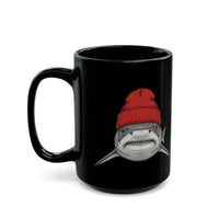 Load image into Gallery viewer, Tiger Shark with Yellow Beanie Coffee Cup (11oz/15oz)