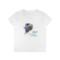 Load image into Gallery viewer, Floral Watercolor Flag USA 250 years