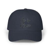 Load image into Gallery viewer, He Is Risen Dad Cap — Christian Easter Embroidered Baseball Hat