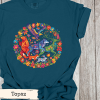 Load image into Gallery viewer, Spanish Folk Art Wildlife Shirt