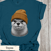 Load image into Gallery viewer, Otter Beanie Shirt
