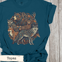 Load image into Gallery viewer, Woodland Animal Mandala Art