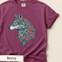 Load image into Gallery viewer, Pastel Floral Wolf