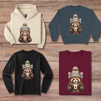 Load image into Gallery viewer, Cozy Red Panda | Winter animal |