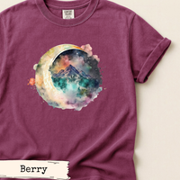 Load image into Gallery viewer, Watercolor Crescent Moon