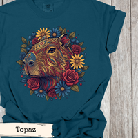 Load image into Gallery viewer, Capybara Flower Shirt