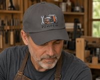 Load image into Gallery viewer, Adjustable Dad Hat Vintage Style Baseball Cap Embroidered Pops Badge Classic Design Unstructured Comfortable Crown Perfect Casual Wear Gift For Fathers Retro Inspired Look Soft Breathable Material Premium Construction Quality Antique Brass