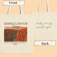 Load image into Gallery viewer, Grand Canyon National Park Tote Bag – Personalized Canvas Mountain Souvenir