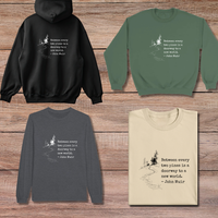 Load image into Gallery viewer, John Muir Hiking Quote Shirt