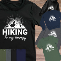 Load image into Gallery viewer, Hiking Is My Therapy Shirt
