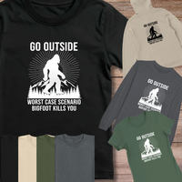 Load image into Gallery viewer, Go Outside Bigfoot Shirt