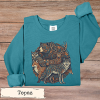 Load image into Gallery viewer, Woodland Animal Sweatshirt and Hoodie