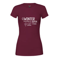 Load image into Gallery viewer, Winter Snow Flakes &amp; Aspen Trees Please | Outdoor Winter Enthusiast