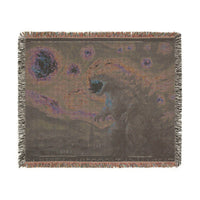Load image into Gallery viewer, Mythical Beast Throw Blanket – Starry Night Woven Gift for Him